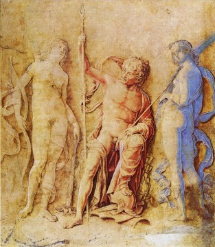 Andrea Mantegna Painting - Marte y Venus pintor renacentista Andrea Mantegna